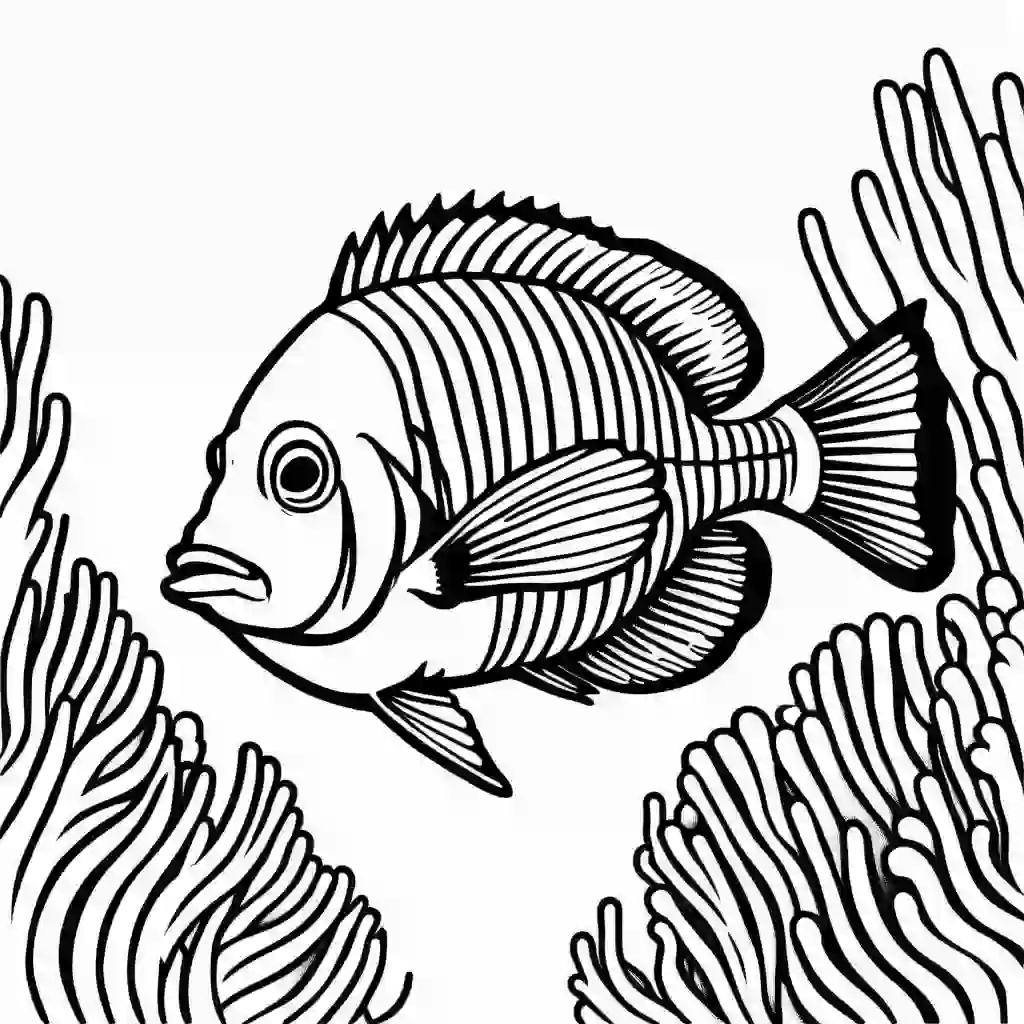 The Great Barrier Reef coloring pages